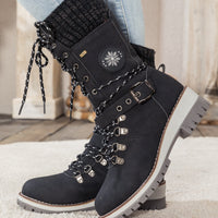 Luzie™ Wintertaugliche wasserdichte Knie-Schneestiefel