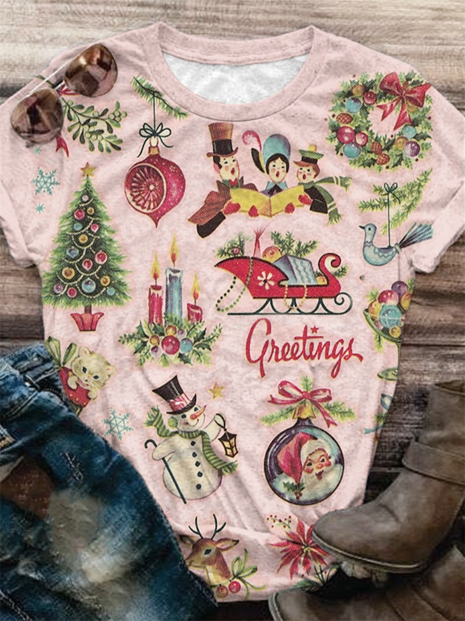 Magdalena | Vintage Weihnachten T-Shirt