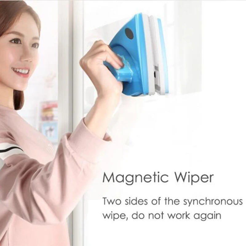 Magnetischer Raamreiniger, doppeltes Schoonmaakdoekje, glasiertes Reinigingswasser