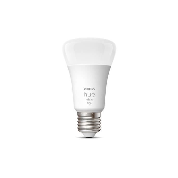 PHILIPS Hue Weiß – LED-Lampe mit E27-Anschluss – 9,5 W gelb und 75 W – Bluetooth-kompatibel