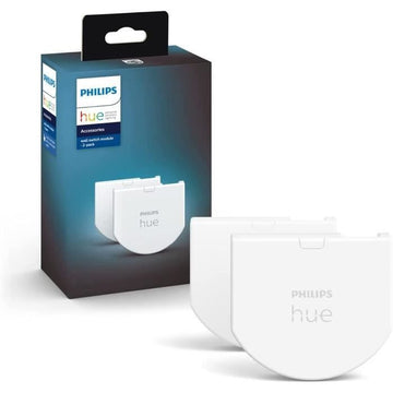 Philips Hue Wand-Schaltmodule, 2, mit Paket, funktioniert mit Alexa, Google Assistant und Apple Homekit