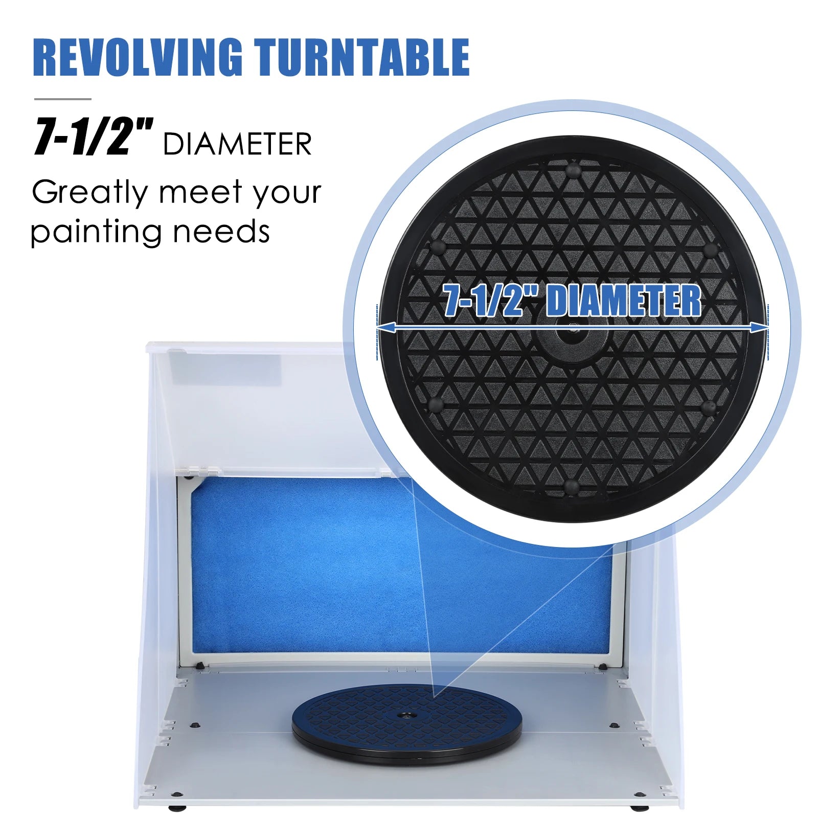 Airbrush-Spuitcabine, Draagbaar, Opvouwbaar, Filter Kit