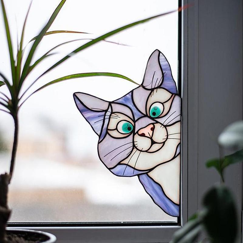 PurrView™ Adorable Window Cling 5