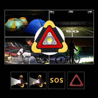 RescueBeam - 2-IN-1 solarbetriebene dreieckige Warnleuchte für den Straßenrand 7