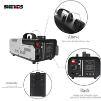 Rookmachine, 1500W-Gebläse, kabelloser Betrieb