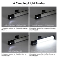 Solario Split-Solarlampe | 158 LEDs | Bewegungssensor & Fernbedienung | 10W Solarlicht 6