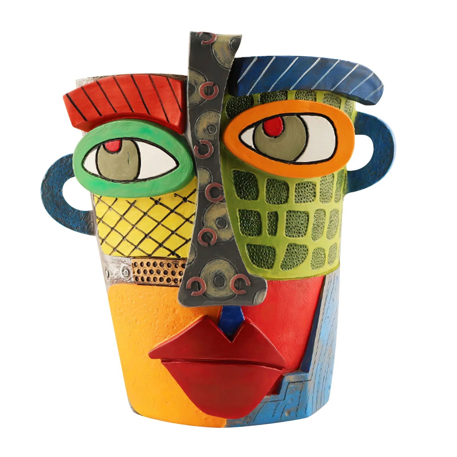 Stylish abstract art plant pot ornaments 4