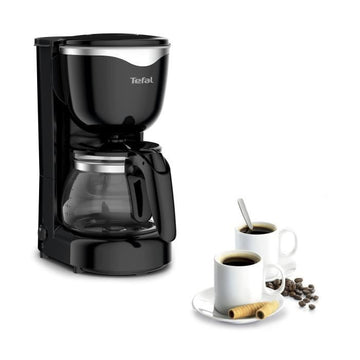 Tefal CM340811 Perfectta Filterkaffeemaschine, Fassungsvermögen 0,6 l, Auslaufschutz, Ein-/Aus-Beleuchtung, Warmhaltefunktion für 30 Minuten, automatische Abschaltung