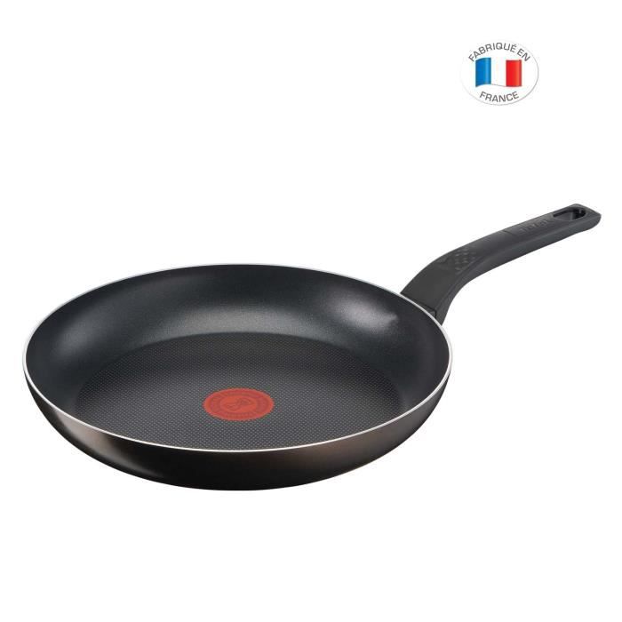 TEFAL G2550402 24 cm UNLIMITED Pfanne Alle Kochplatten inklusive Induktion – Französisches Kochen – Schwarz