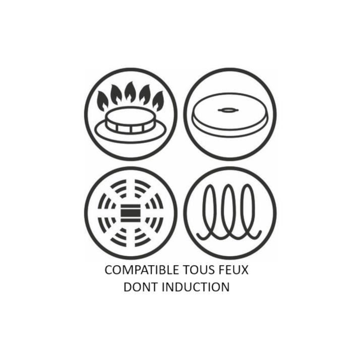 TEFAL G2550102 19 cm UNLIMITED Pfanne – Geeignet für alle Kochplatten inklusive Induktion – Schwarz