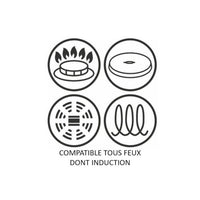 TEFAL G2550102 19 cm UNLIMITED Pfanne – Geeignet für alle Kochplatten inklusive Induktion – Schwarz