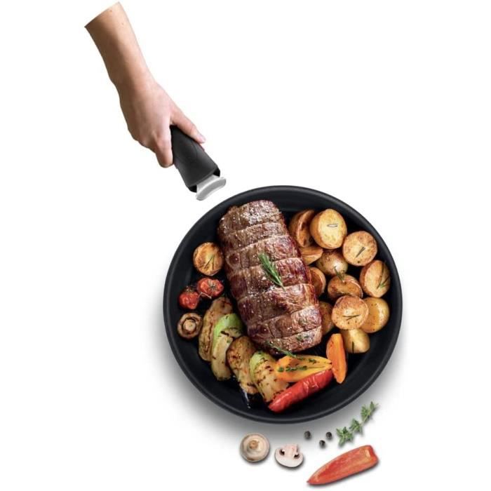 BAUMALU – 382860 – Wok-Grill – Durchmesser 36 cm – 4 Stück – Schwarz