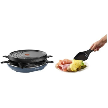 TEFAL - COLORMANIA Grill-Crepes RE310401 - 8 Personen mit Kopien - staalblau