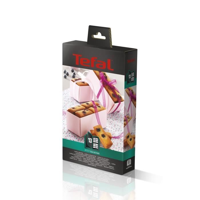 TEFAL Accessoires XA801312 Set mit 2 Platten, Mini-Barren, Snack-Collection