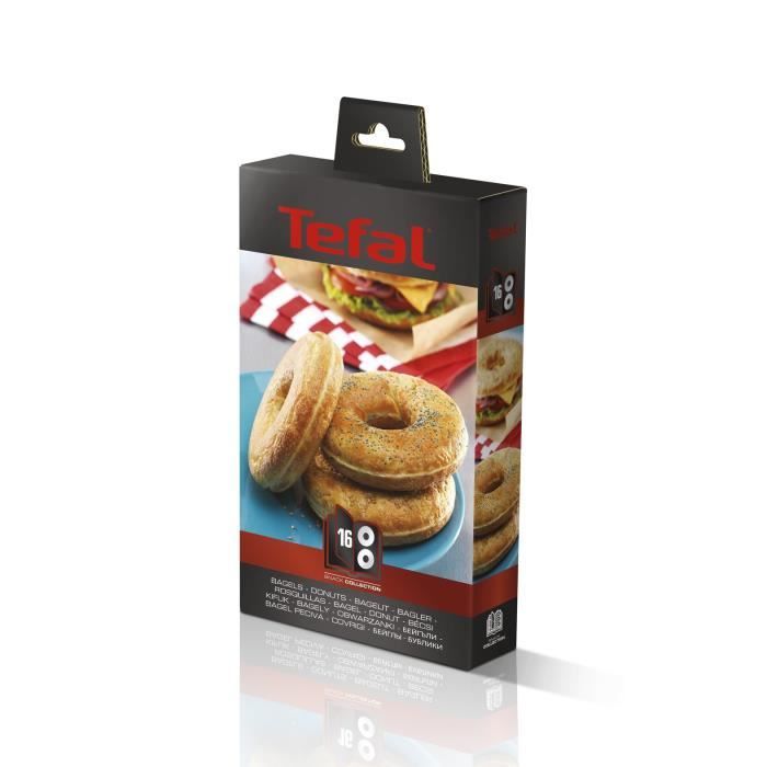 TEFAL Accessoires XA801612 Set mit 2 Borden Bagels Snack Collection