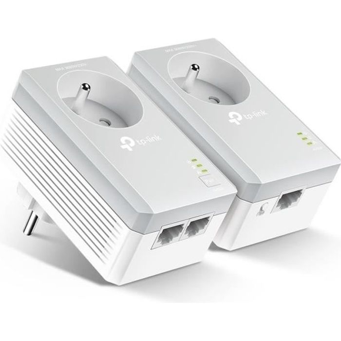 TP-Link – TL-PA4025P – AV600-Stecker-Set mit integriertem Stecker (TL-PA4015P + TL-PA4025P)