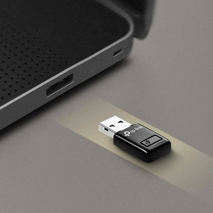 WLAN-USB-Stick – TP-Link – 300 Mbit/s, um einen Computer mit einem drahtlosen Netzwerk zu verbinden und Supersnel-Internet zu nutzen
