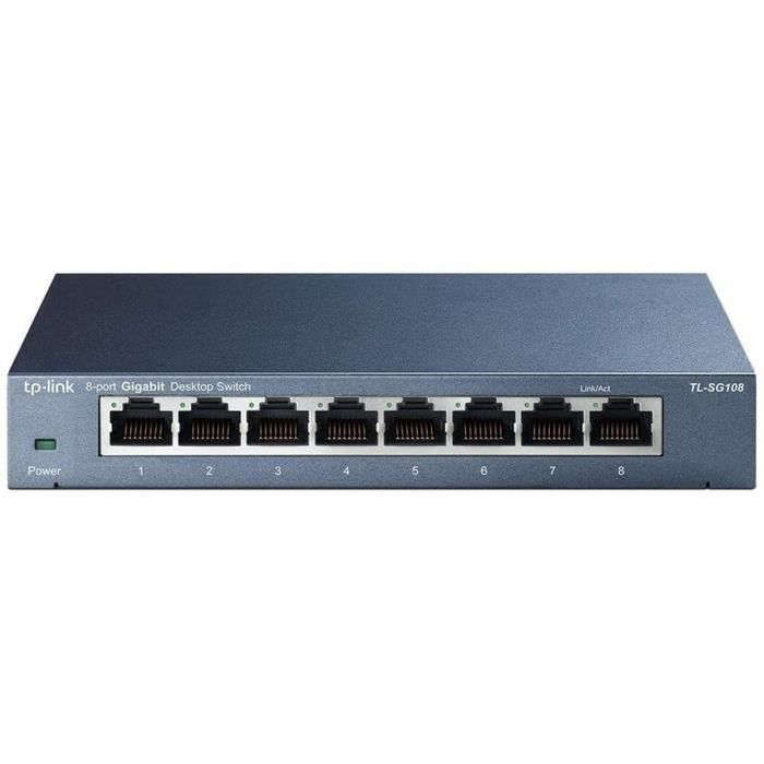 TP-LINK -SG108 V3.0 Büro-Switch mit 8 Gigabit