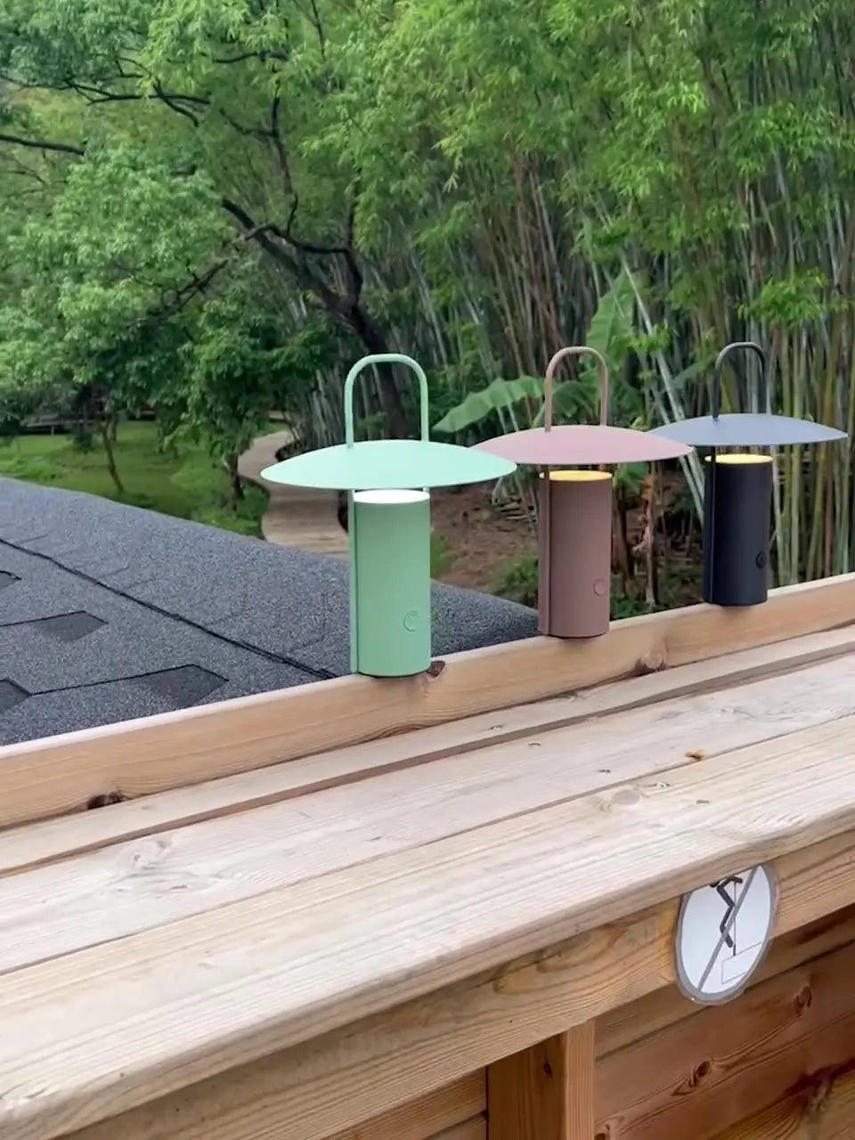 TerraBeam™ The perfect garden light! USB rechargeable + 3 colors & 3-level dimming 8