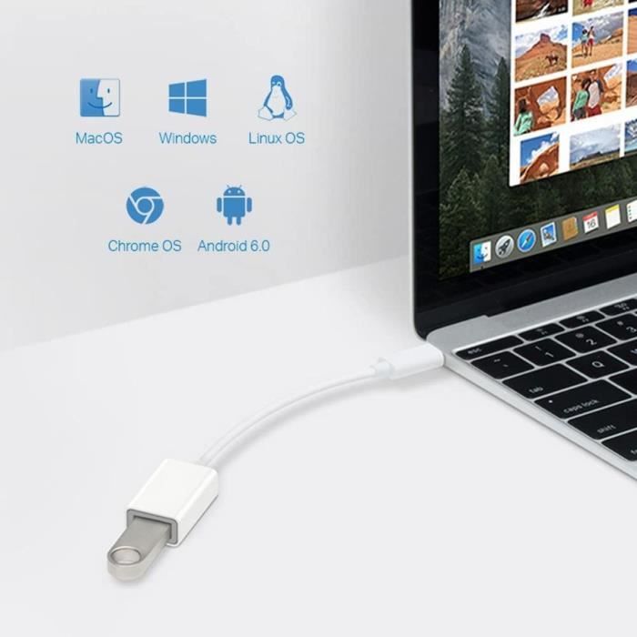 TP-Link UC400 Ultraschneller USB 3.0 Typ-C zu USB Typ-A Adapter