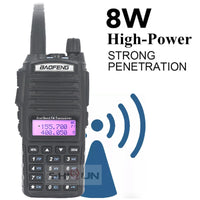 Baofeng UV-82 Walkie Talkie, 8W Leistung, Dual-PTT-Funktion