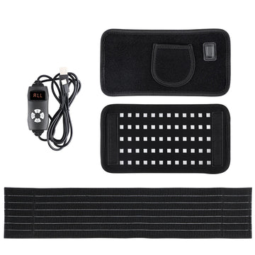 Rotlichttherapie-Pad, 660 nm 850 nm Infrarot-beheizter Physiotherapiegürtel