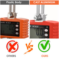Kranwaage, 1000kg Kapazität, kabellose Fernbedienung