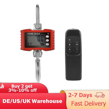 Kranwaage, 1000kg Kapazität, kabellose Fernbedienung