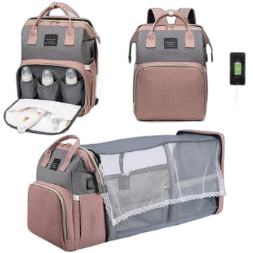 Tragbares Klappbett, Leichtgewicht, Großraum-Mami-Tasche