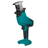 Snoerloze Reciprozaag mit 4 Zaagbladen - Accu Niet Inbegrepen - Arangepast aan 18V Makita Battery - for hout & metaal - Black and Blue