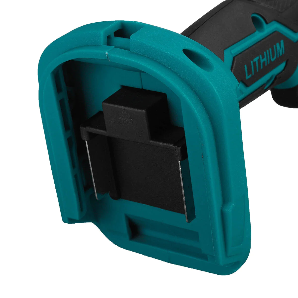 Snoerloze Reciprozaag mit 4 Zaagbladen - Accu Niet Inbegrepen - Arangepast aan 18V Makita Battery - for hout & metaal - Black and Blue