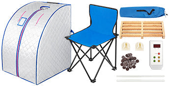 "Tragbare Sauna, faltbares Design, Dampffunktion"