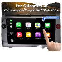 Autoradio voor Citroen C4 C-triomphe, draadloze CarPlay, Android Auto