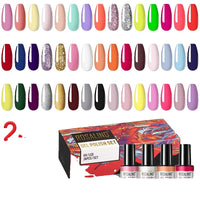 Gel-Nagellack-Set, semi-permanent, Hybrid-Lack