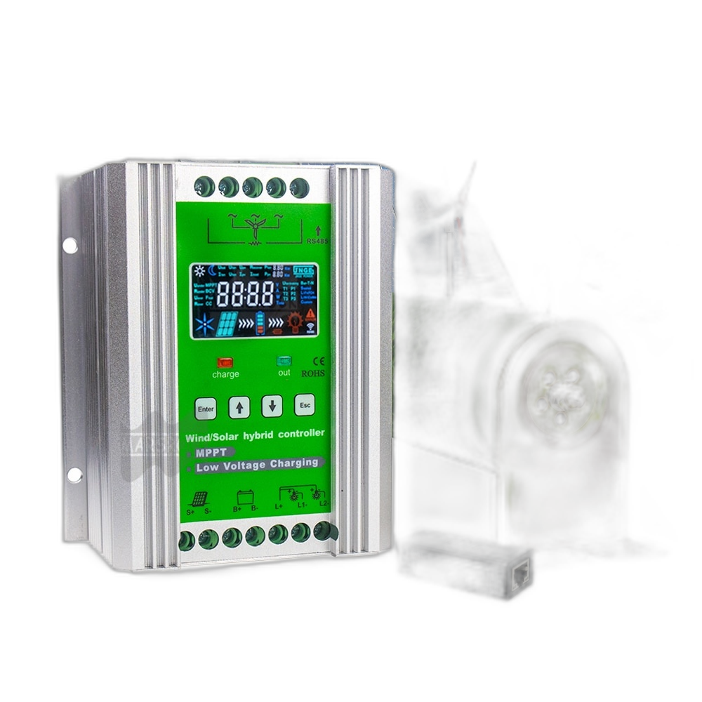 Wind Solar Hybrid Charge Controller, MPPT, Auto Voltage Detection