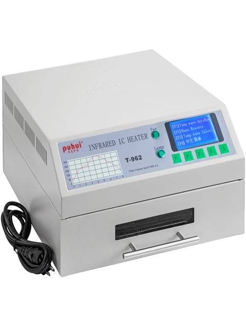 Reflow-Ofen, Infrarot-Heizung, Leiterplatten-SMD-SMT-BGA-Wiederherstellung, T-962A