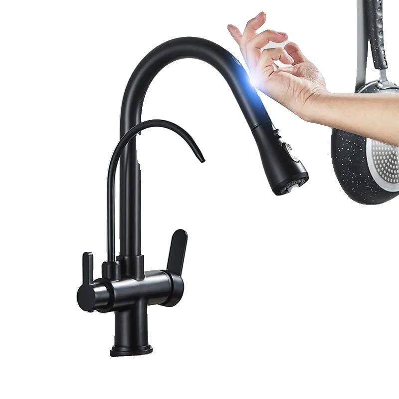 Kitchen Faucet, Touch Sensor, Pull Out