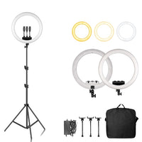 Selfie Ring Light, LED Video Lamp, Statiefstandaard