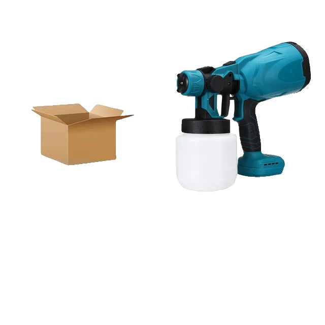 Cordless Paint Sprayer, 20V, High Speed, 800ML Capacity, Adapted for 18V Makita Battery