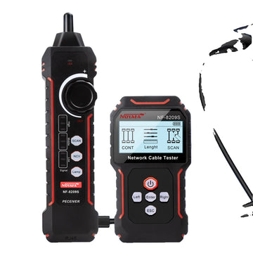 Netzwerkkabel-Tracker, LCD-Anzeige, Längenmessung