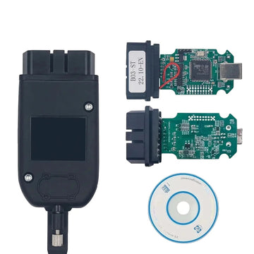 OBD2-connector, STM32F405-chip, ondersteuning voor onbeperkte VIN's