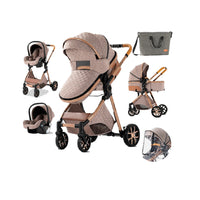 Baby Stroller, 3 in 1 Design, Lightweight & High Landscape