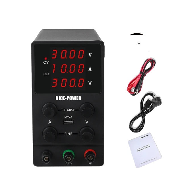 Laboratory DC Power Supply, Adjustable Voltage, Current Regulator