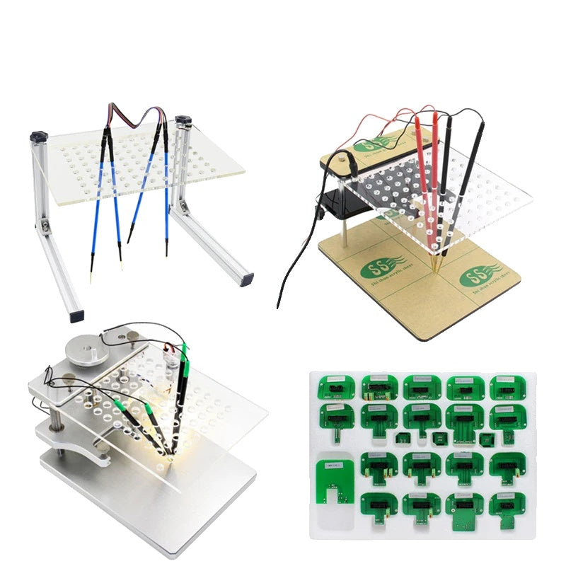 LED BDM Rahmen, Edelstahlkonstruktion, 22 Adapter