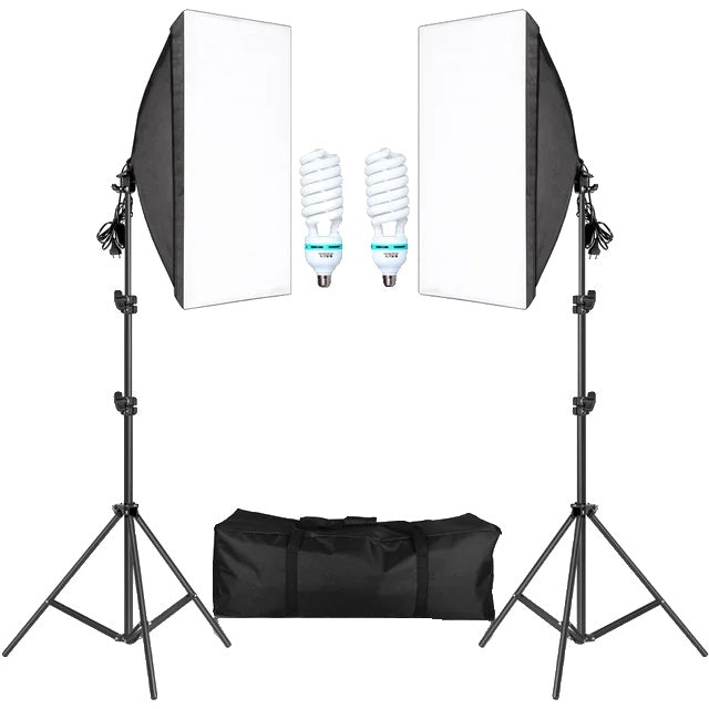 Fotografie Softbox Beleuchtungssets, professionelles kontinuierliches Lichtsystem, Fotostudio