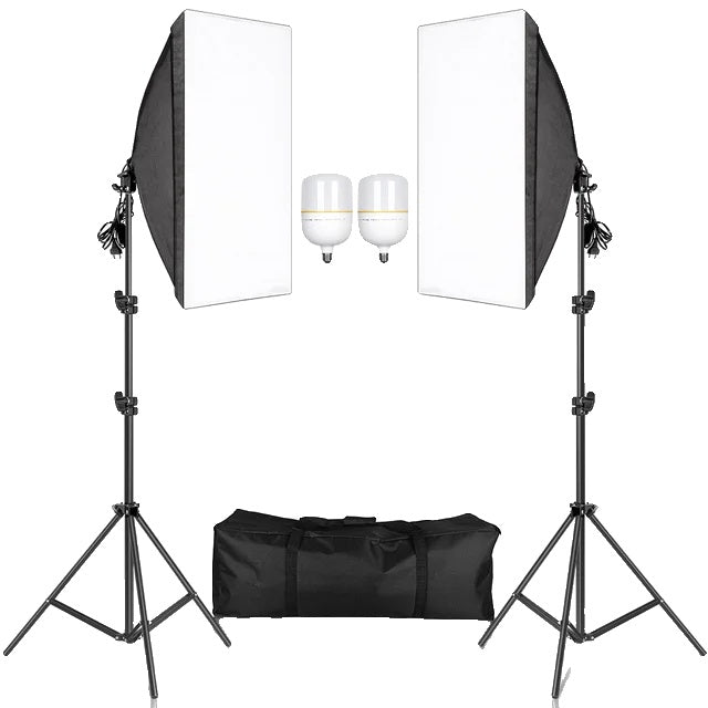 Fotografie Softbox Beleuchtungssets, professionelles kontinuierliches Lichtsystem, Fotostudio