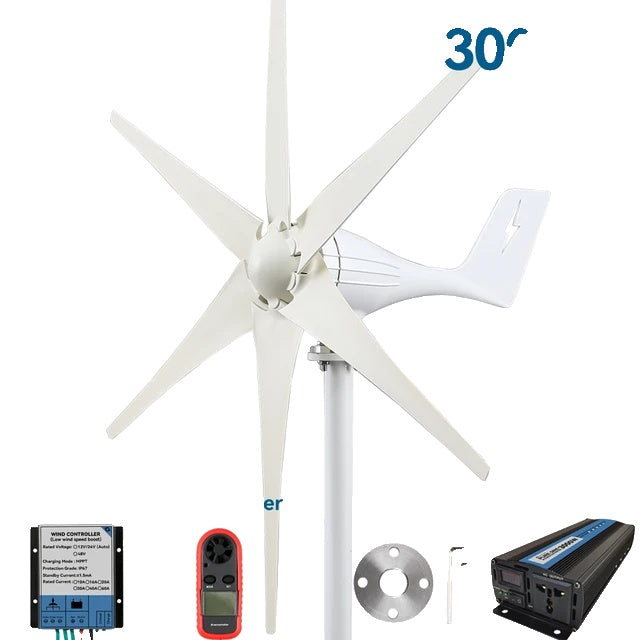 Windmühlen-Turbinengenerator, Lieferung innerhalb von 5 Tagen, MPPT-Laderegler