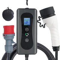 EV Charger Type 2, 11KW Fast Charging, Portable Wallbox