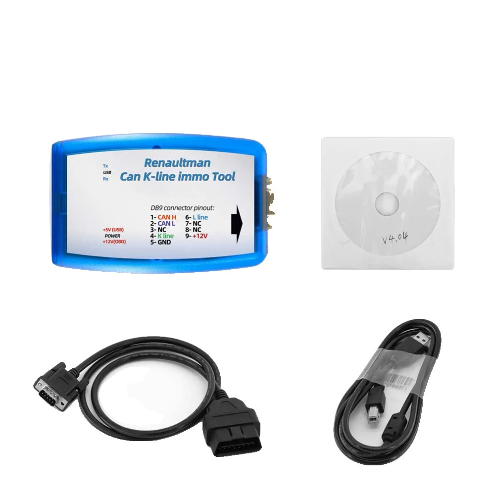 Renault CAN K-line Immo Tool, OBD2 ECU Programmierer, EEPROM Flash Programmierung