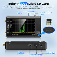 Handheld Spectrum Analyzer, Portable, 100KHz to 53GHz Coverage, 32GB Card Included